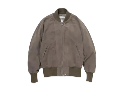 nonnative Student Blouson Sheep Leather With Gore-Tex Windstopper "Khaki"