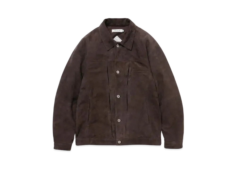 nonnative Trucker Blouson Sheep Leather With Gore-Tex Windstopper "Brown"