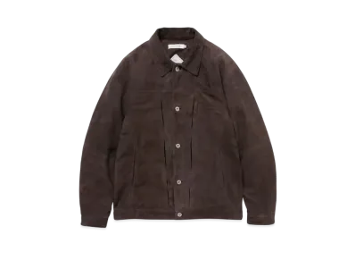 nonnative Trucker Blouson Sheep Leather With Gore-Tex Windstopper "Brown"