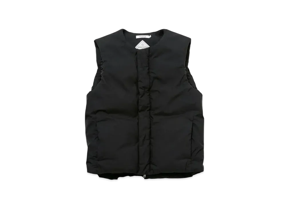 nonnative Explorer Down Vest Nylon Taffeta With Gore-Tex Windstopper "Black"