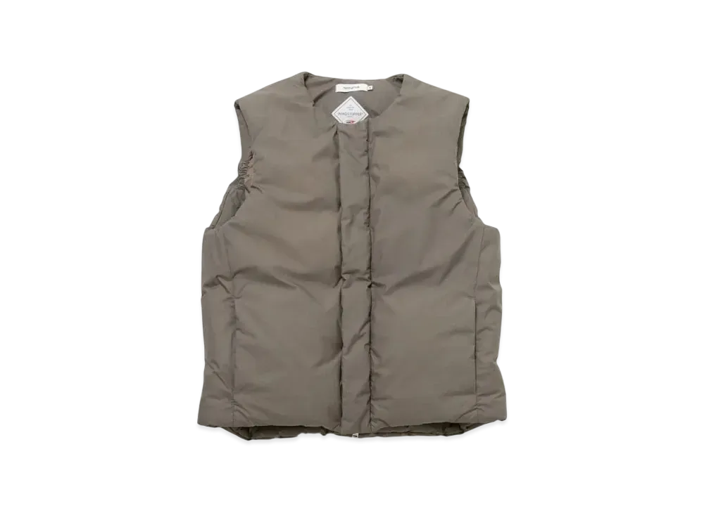 nonnative Explorer Down Vest Nylon Taffeta With Gore-Tex Windstopper "Khaki"