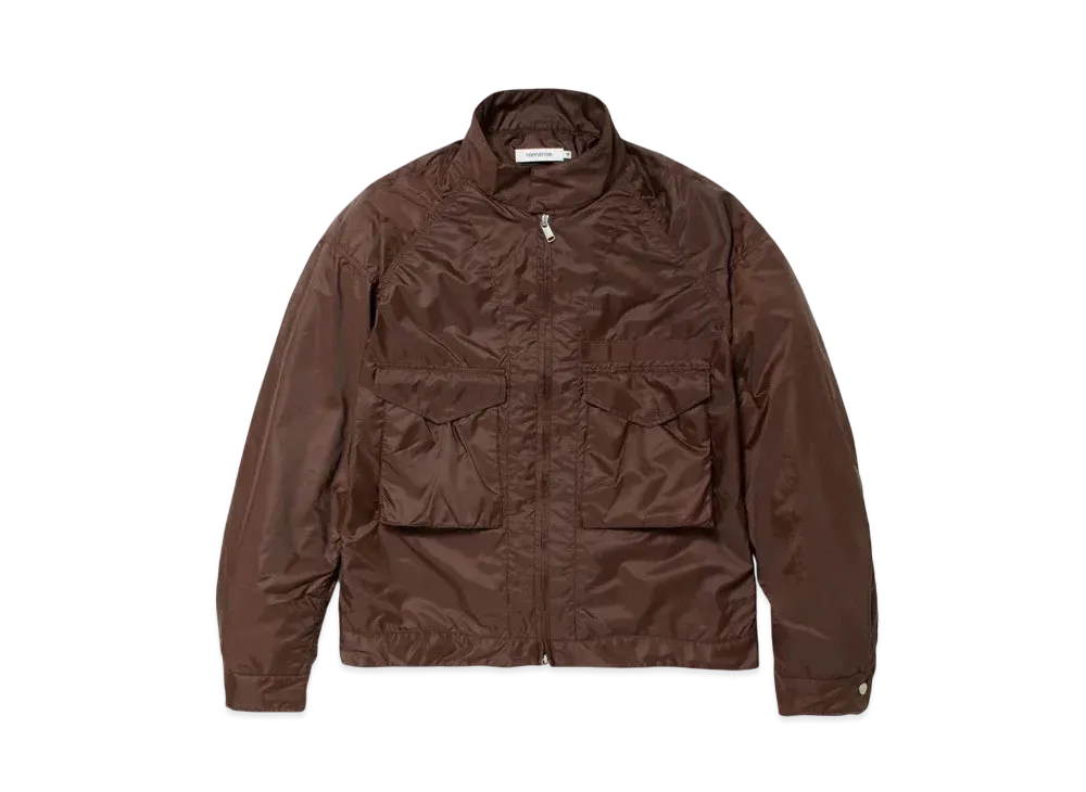 nonnative Trooper Short Jacket Poly Taffeta With Gore-Tex Windstopper "Brown"