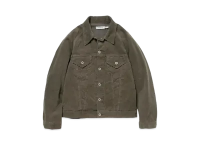 nonnative Trucker Blouson Cotton Cord Sulfur Dye "Khaki"