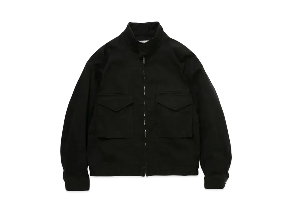 nonnative Trooper Short Jacket Cotton Drill Twill Stretch "Black"