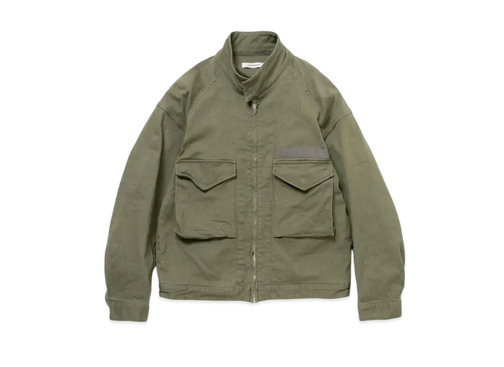 nonnative Trooper Short Jacket Cotton Drill Twill Stretch "Khaki"