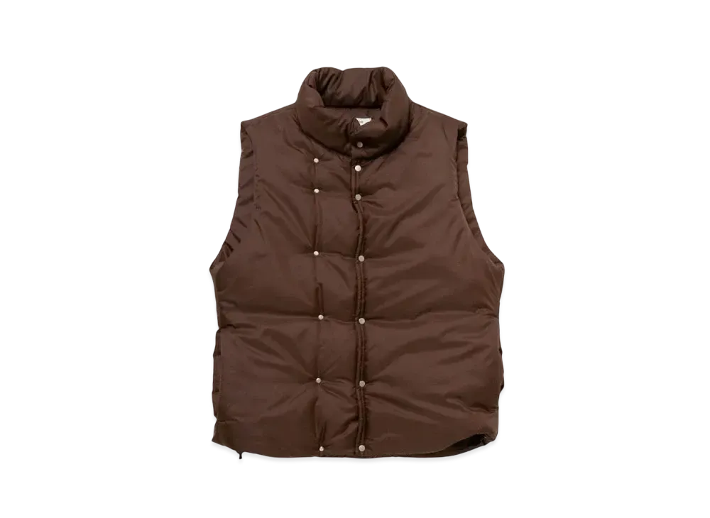 nonnative Hiker Puff Vest Poly Taffeta "Brown"