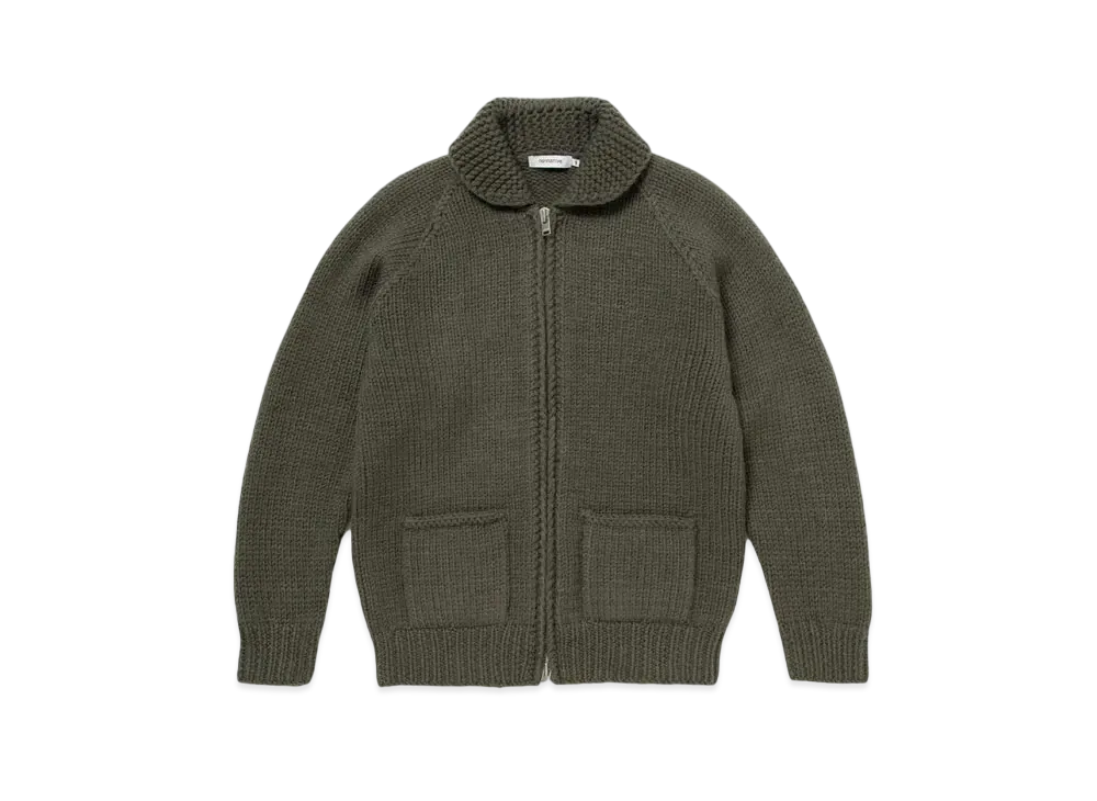 nonnative Adventurer Hand-Knit Cowichan Sweater "Khaki"