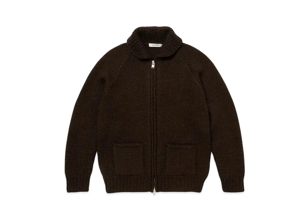 nonnative Adventurer Hand-Knit Cowichan Sweater "Brown"