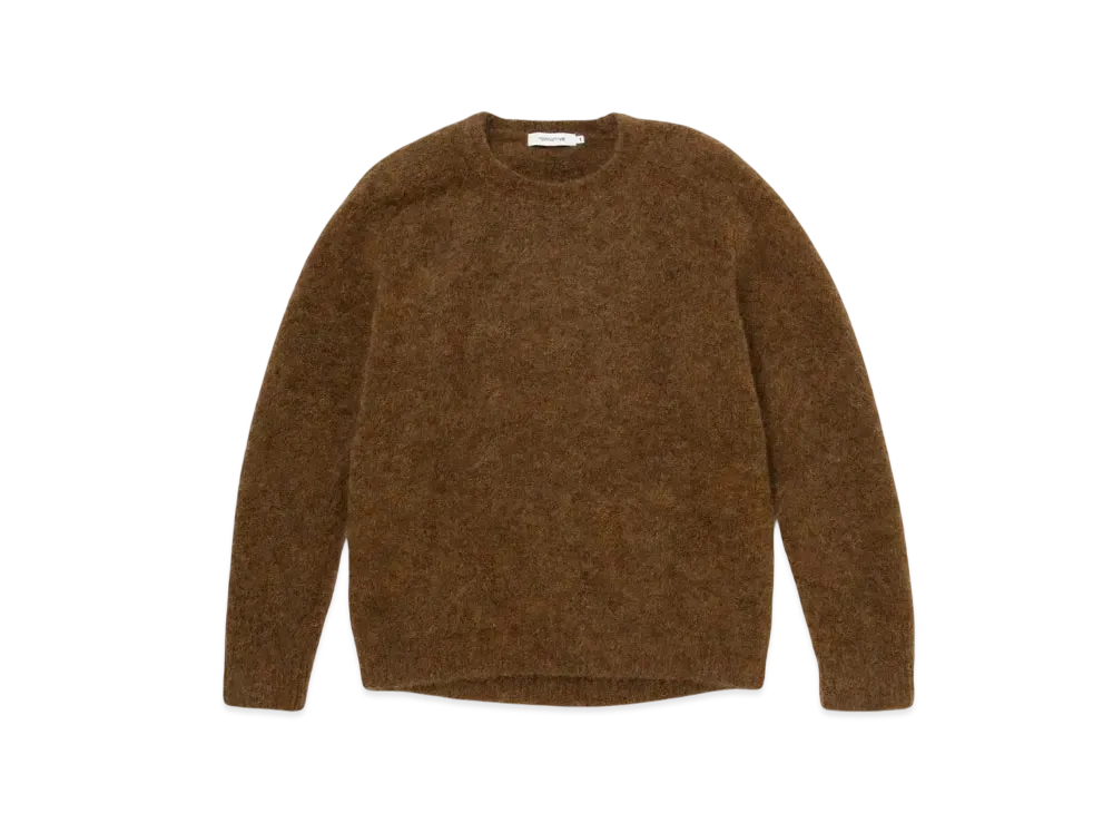 nonnative Worker Sweater Kid Mohair "Brown"