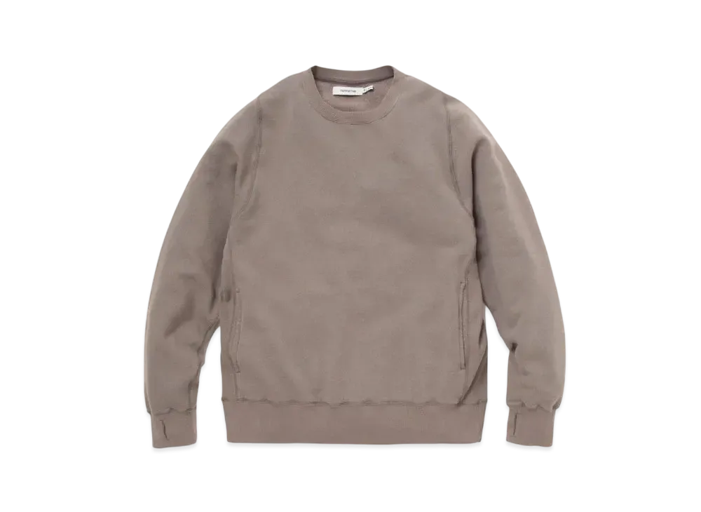 nonnative Dweller Crew Pullover Cotton Sweat "Khaki"