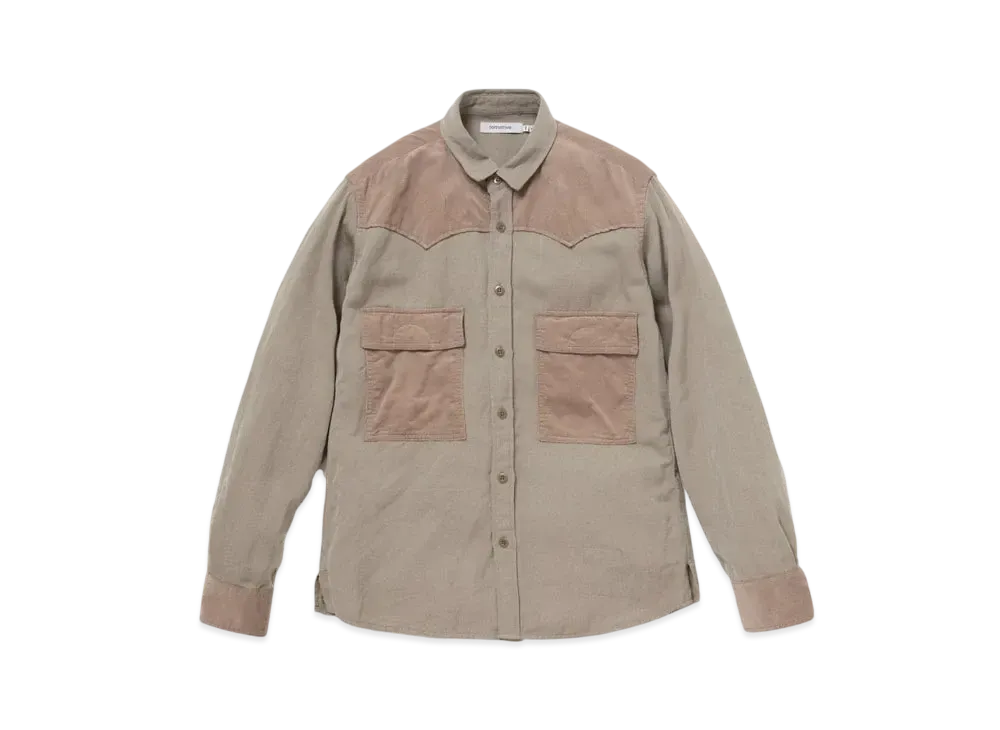 nonnative Dweller B.D. Shirt Cotton Typewriter Gingham Check