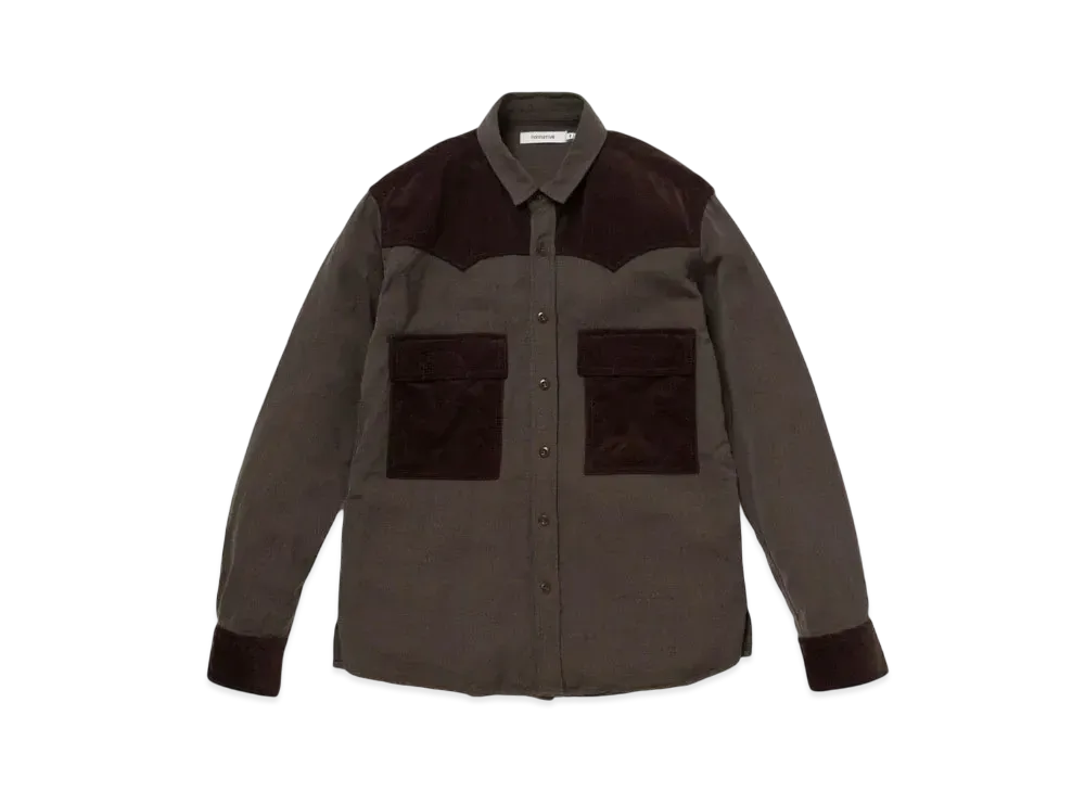 nonnative Explorer Shirt Cotton Silk Nep Twill 