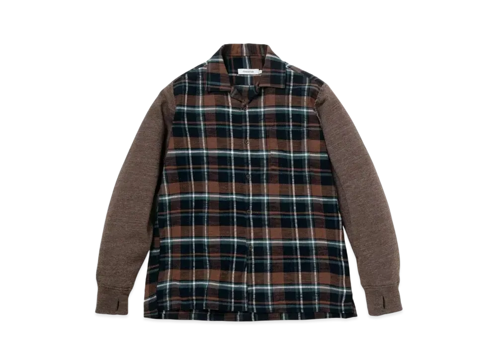 nonnative Explorer Shirt Cotton Silk Nep Twill 