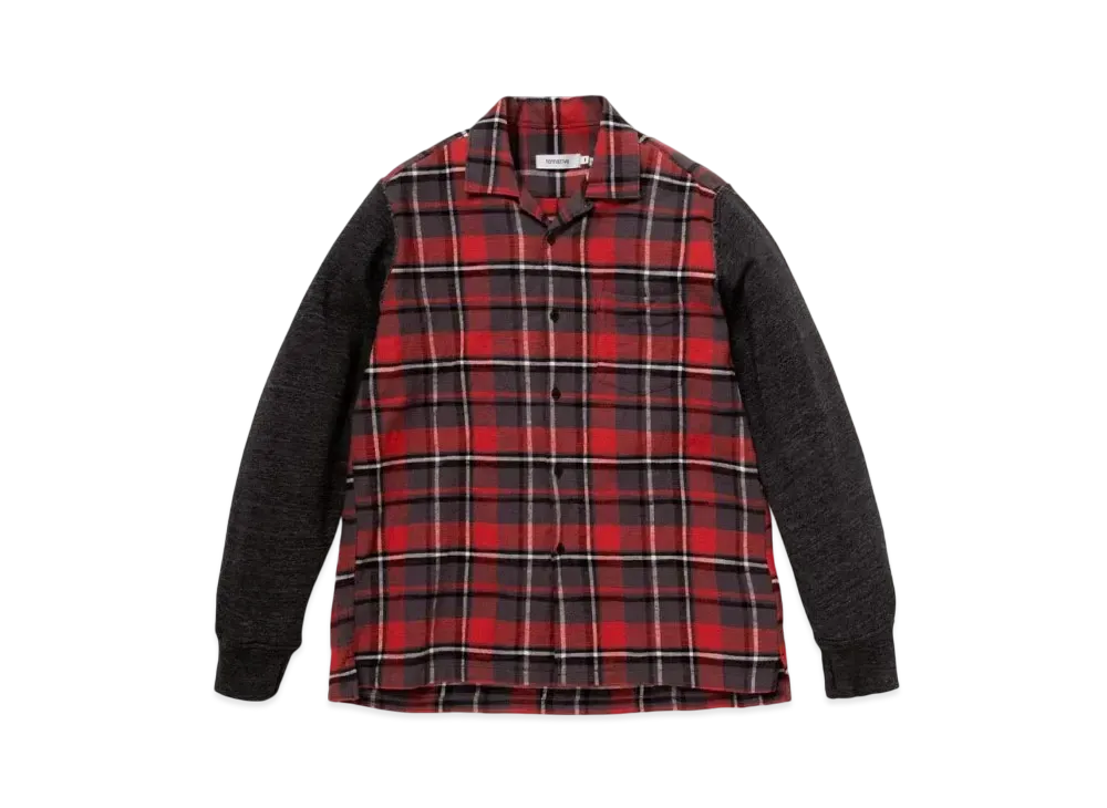 nonnative Explorer Shirt Cotton Silk Nep Twill 