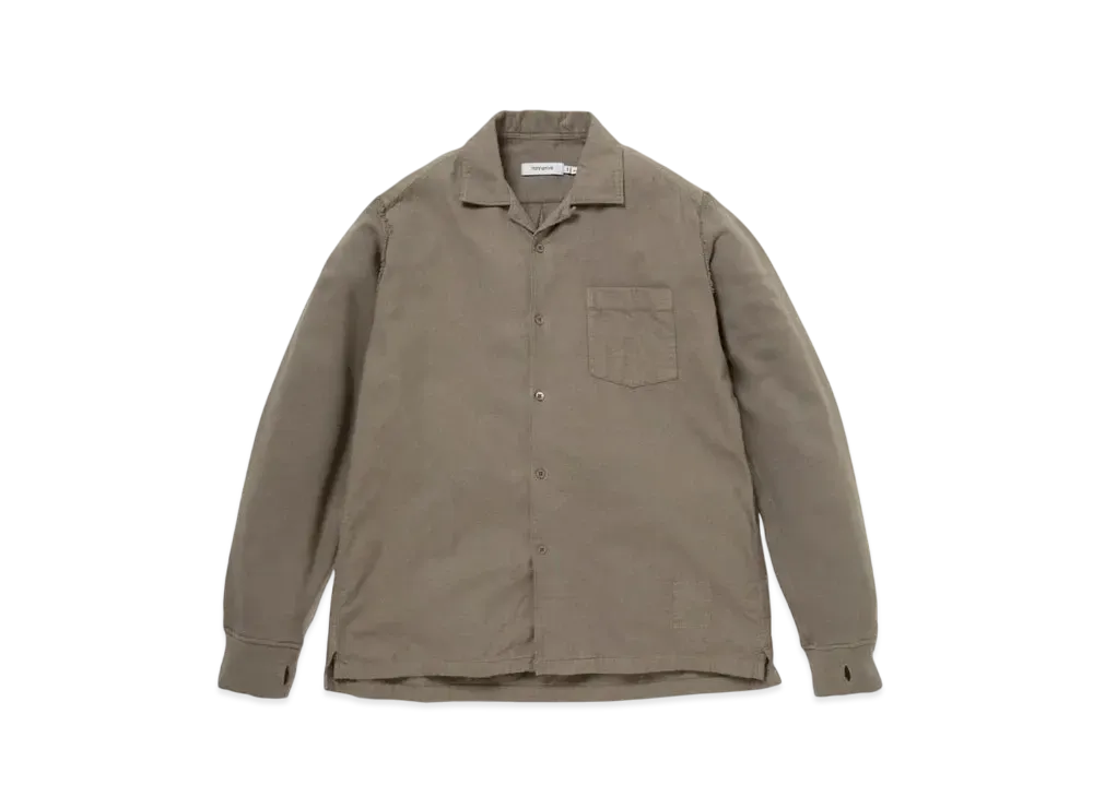 nonnative Voyager Shirt Cotton Flannel "Khaki"