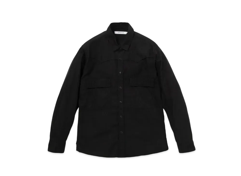 nonnative Explorer Shirt Cotton Silk Nep Twill 