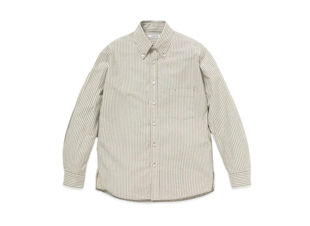 nonnative Explorer Shirt Cotton Silk Nep Twill 