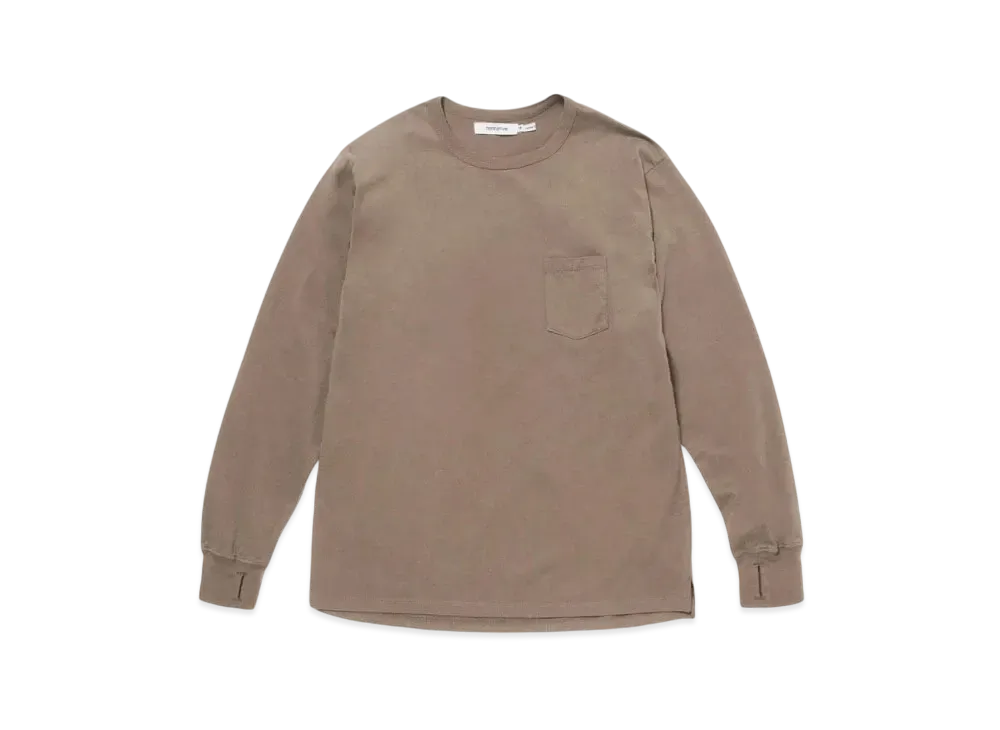 nonnative Dweller L/S Tee Cotton Jersey "Khaki"