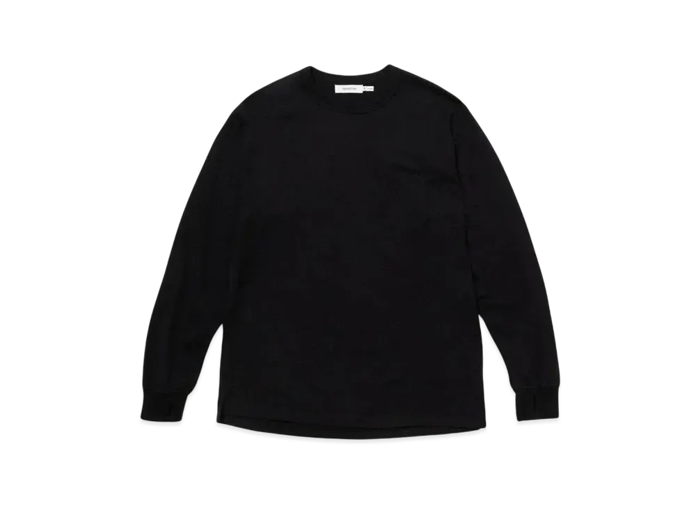 nonnative Dweller L/S Tee Cotton Jersey "Black"