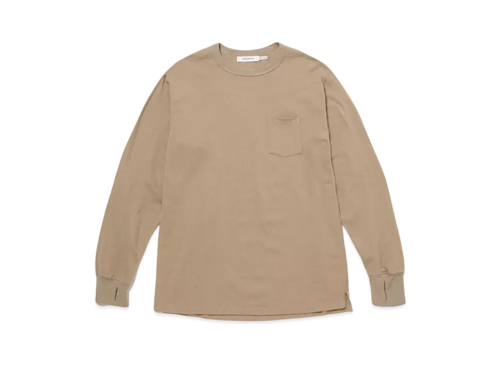 nonnative Dweller L/S Tee Cotton Pique "Khaki"