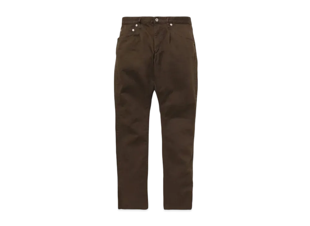 nonnative Dweller 2Way 5P Jeans 03 Cotton Chino Cloth "Brown"
