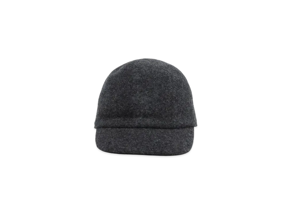 nonnative Worker Cap Wool Yarn "Charcoal"