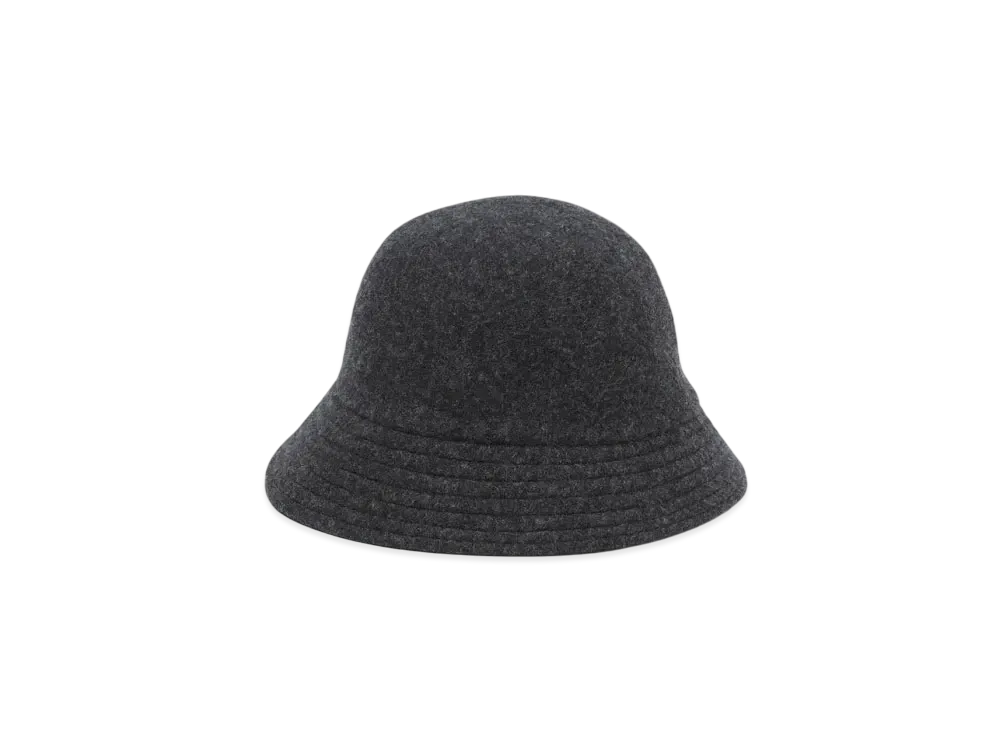 nonnative Worker Hat Wool Yarn "Charcoal"