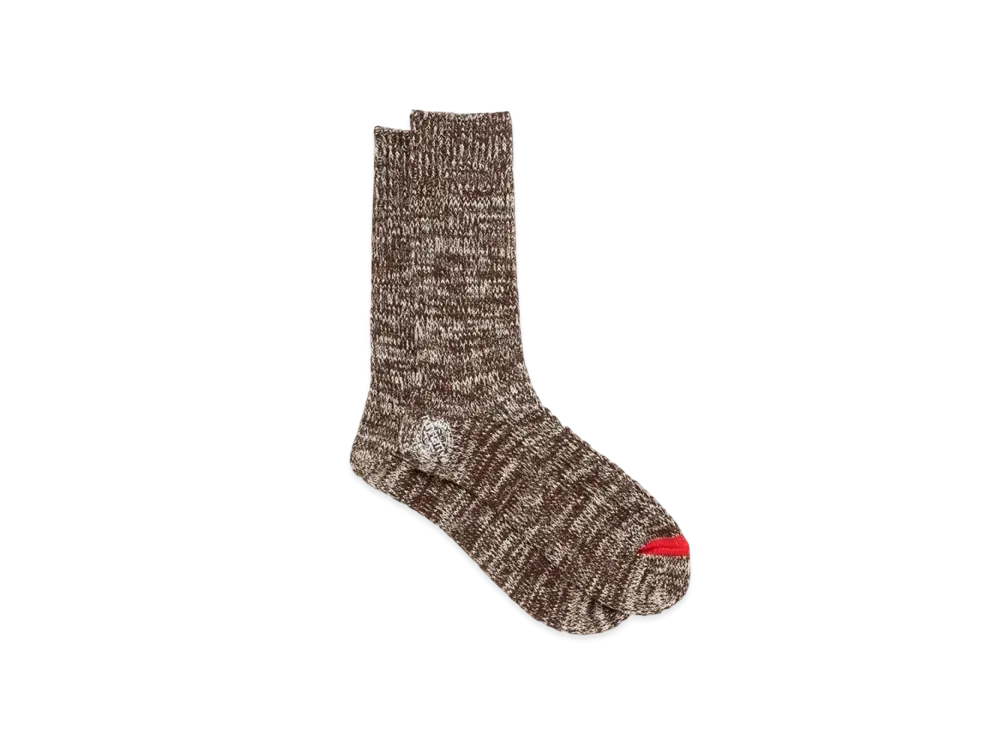 nonnative Dweller Socks Hi W/N/C/P/Pu Woven "Brown"