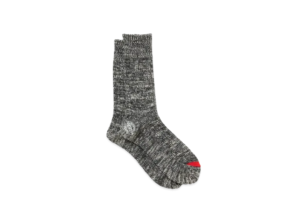 nonnative Dweller Socks Hi W/N/C/P/Pu Woven "Charcoal"
