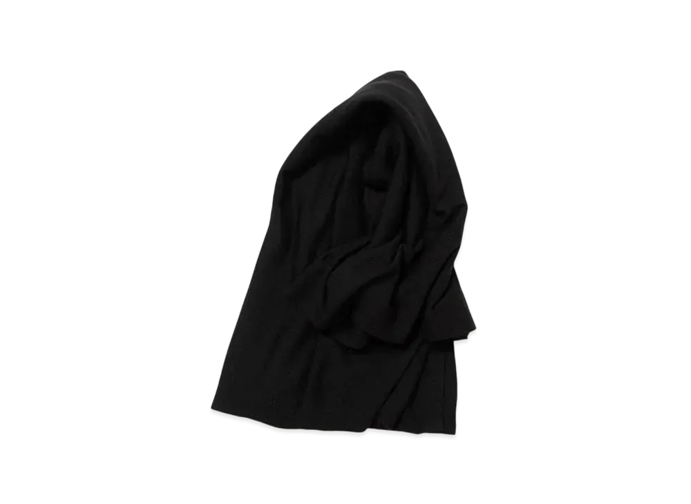 nonnative Dweller Stole Merino Superfine Wool "Black"
