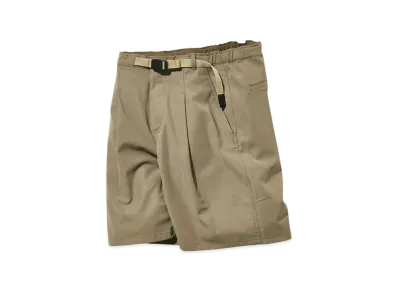 nonnative x Gramicci Walker Easy Shorts Poly Twill Stretch Solotex "Taupe"