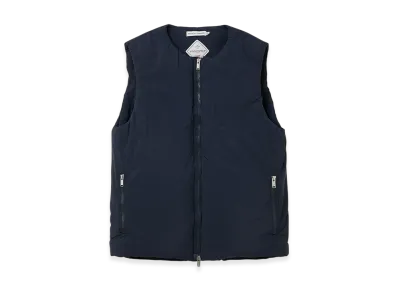 UNDERCOVER x nonnative Monk Down Vest Nylon Typewriter With Windstopper "Navy"