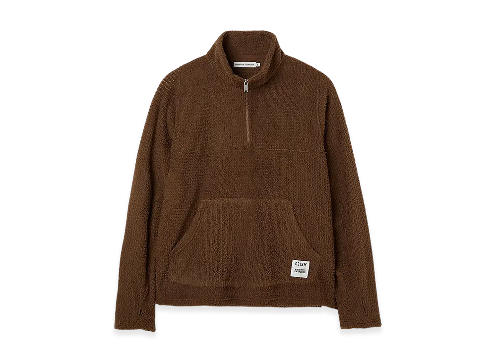 UNDERCOVER x nonnative Monk Half Zip Pullover Polartec Alpha Direct "Brown"