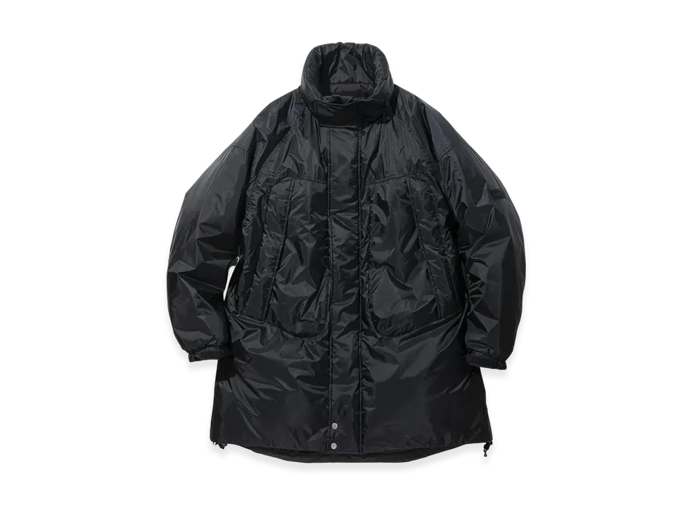 nonnative x WILD THINGS Explorer Puff Coat Monster Parka Nylon Ripstop Windstopper 2L "Black"
