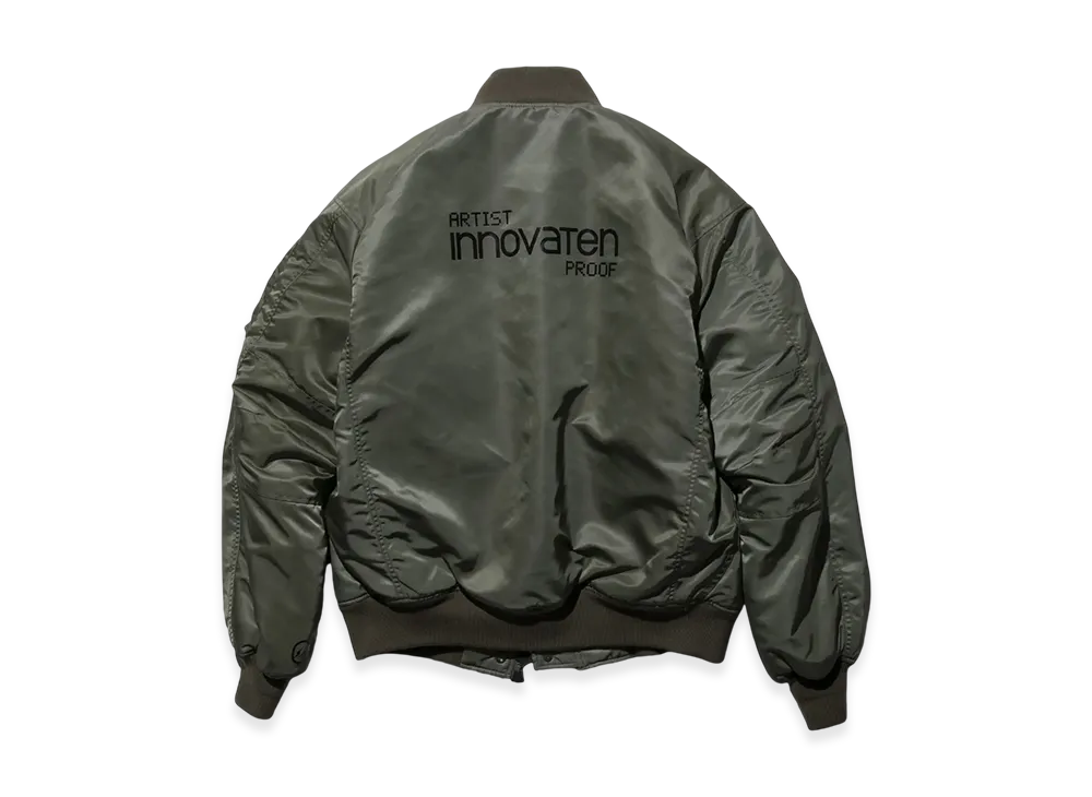 nonnative x Artist Proof x FRAGMENT Trooper Puff Blouson Nylon Twill With Windstopper Innovaten "Olive"