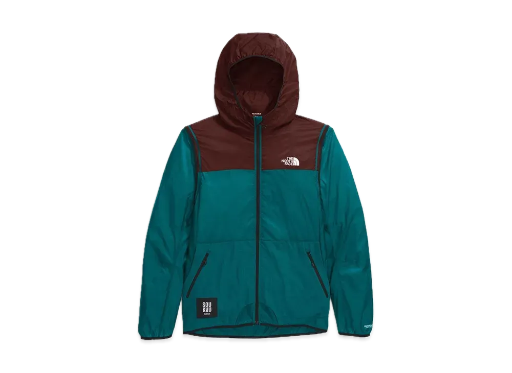 The North Face x UNDERCOVER Trail Run Wind Jacket "Bitter Chocolate/Atlantic Deep Blue"