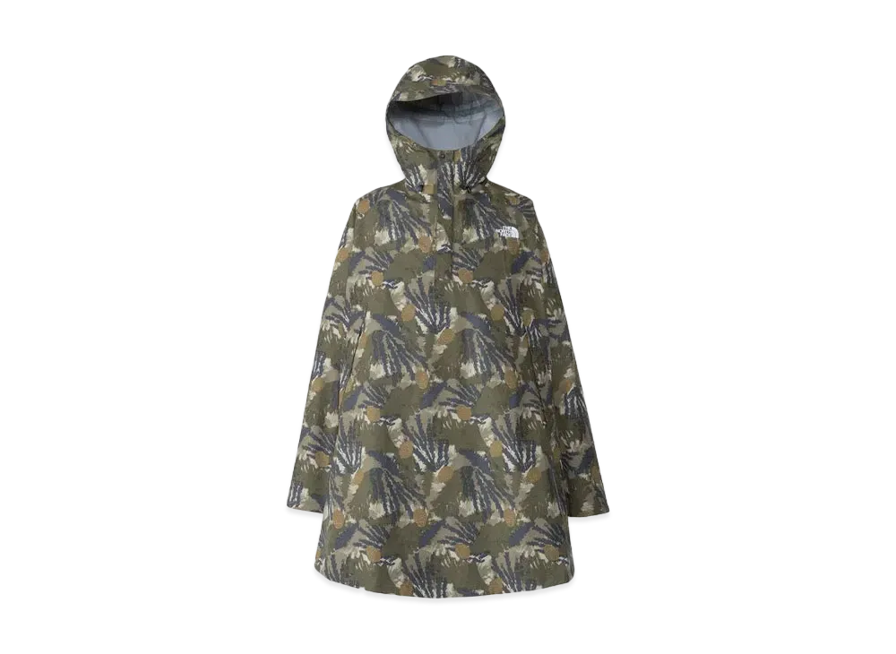The North Face Novelty Access Poncho "Paint Plants Khaki"