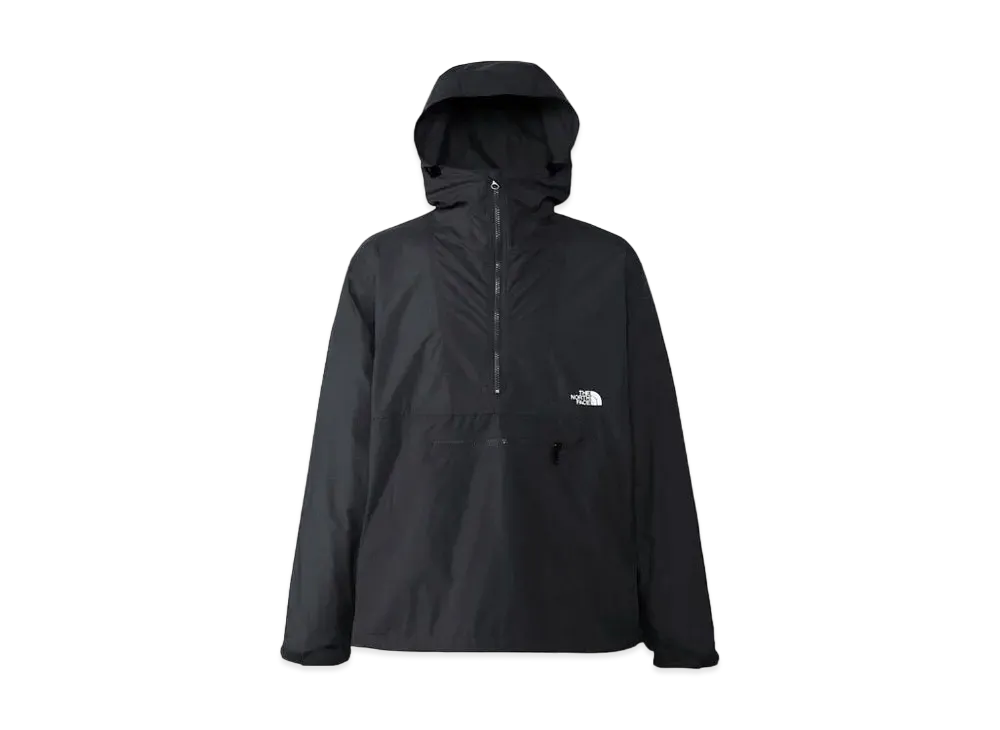 The North Face COMPACT ANORAK Lサイズ ブラック THE NORTH FACE COMPACT ANORAK BLACK（ザ・ノース・フェイス