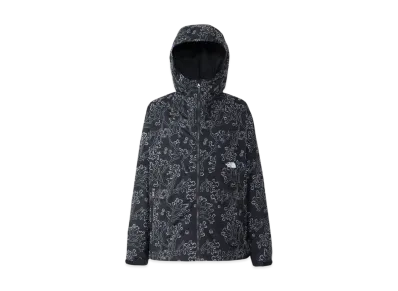 The North Face Embroidered Compact Jacket "Joshua Tree Black"