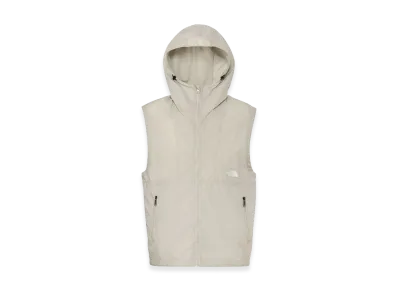 The North Face Compact Hooded Vest Unisex "Fossil Ivory"