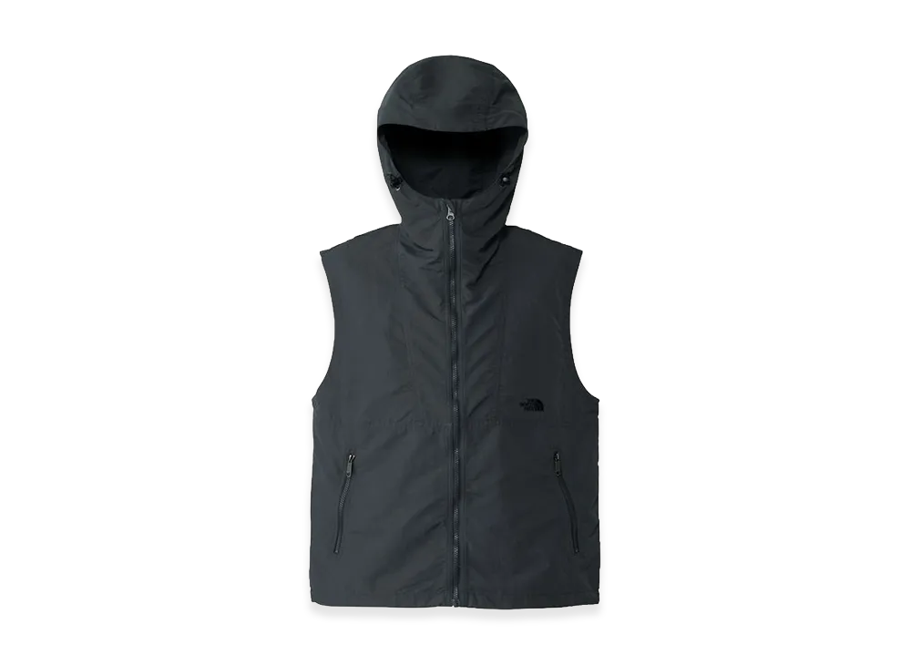 The North Face Washed Compact Hooded Vest "Black"