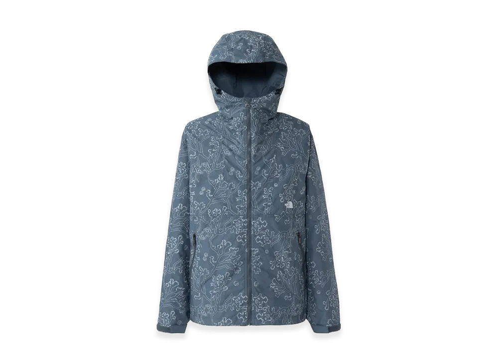 The North Face Embroidered Compact Jacket "Joshua Tree Slate Grey"