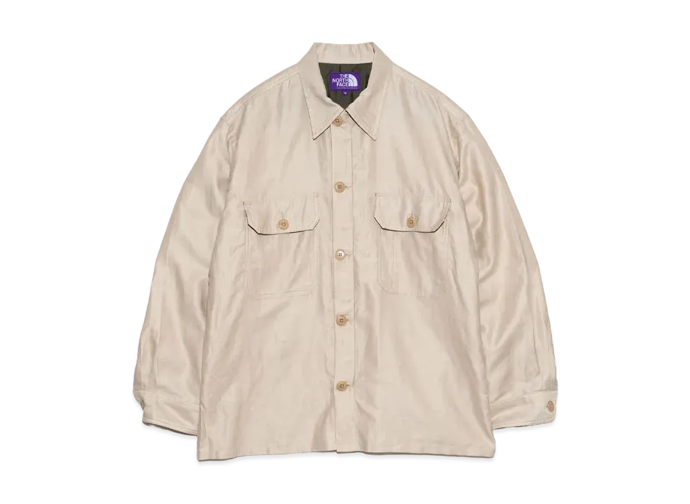 The North Face PURPLE LABEL Moleskin Field Shirt Jacket "Beige"
