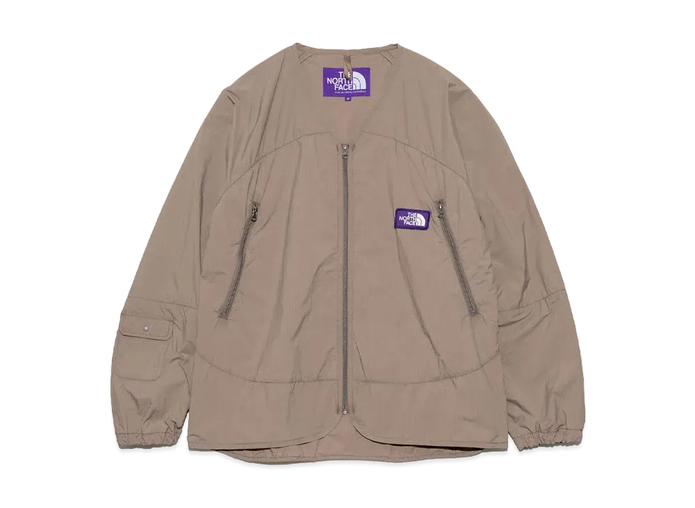 The North Face PURPLE LABEL Nylon Ripstop Field Cardigan "Khaki Beige"