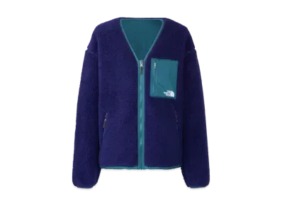 The North Face Reversible Extreme Pile Cardigan "Astral AuraxAtlantic Deep Green"