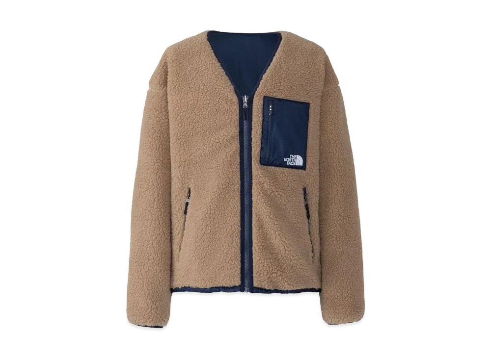 The North Face Reversible Extreme Pile Cardigan "Kelp TanxUrban Navy"