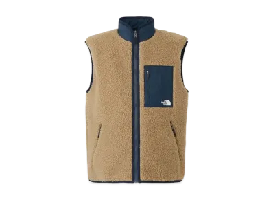 The North Face Reversible Extreme Pile Vest "Kelp TanxUrban Navy"