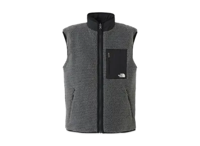The North Face Reversible Extreme Pile Vest "Mixed Charcoal GrayxBlack"