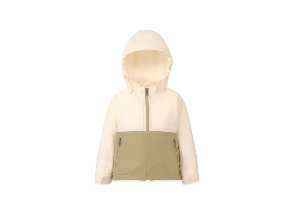 The North Face Baby Compact Jacket "White Dune/Classic Khaki"