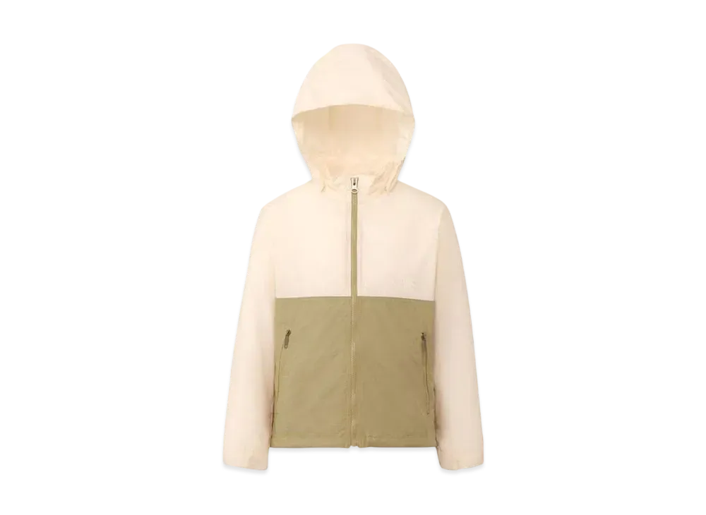 The North Face Kids Compact Jacket "White Dune/Classic Khaki"